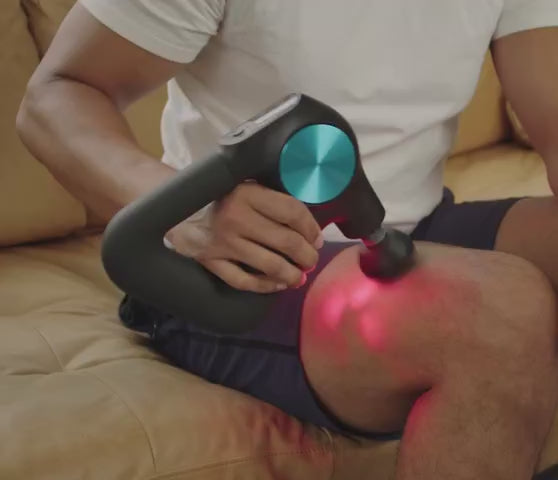 Load video: Theragun PRO Plus - Pistolet de massage chauffant - Therabody