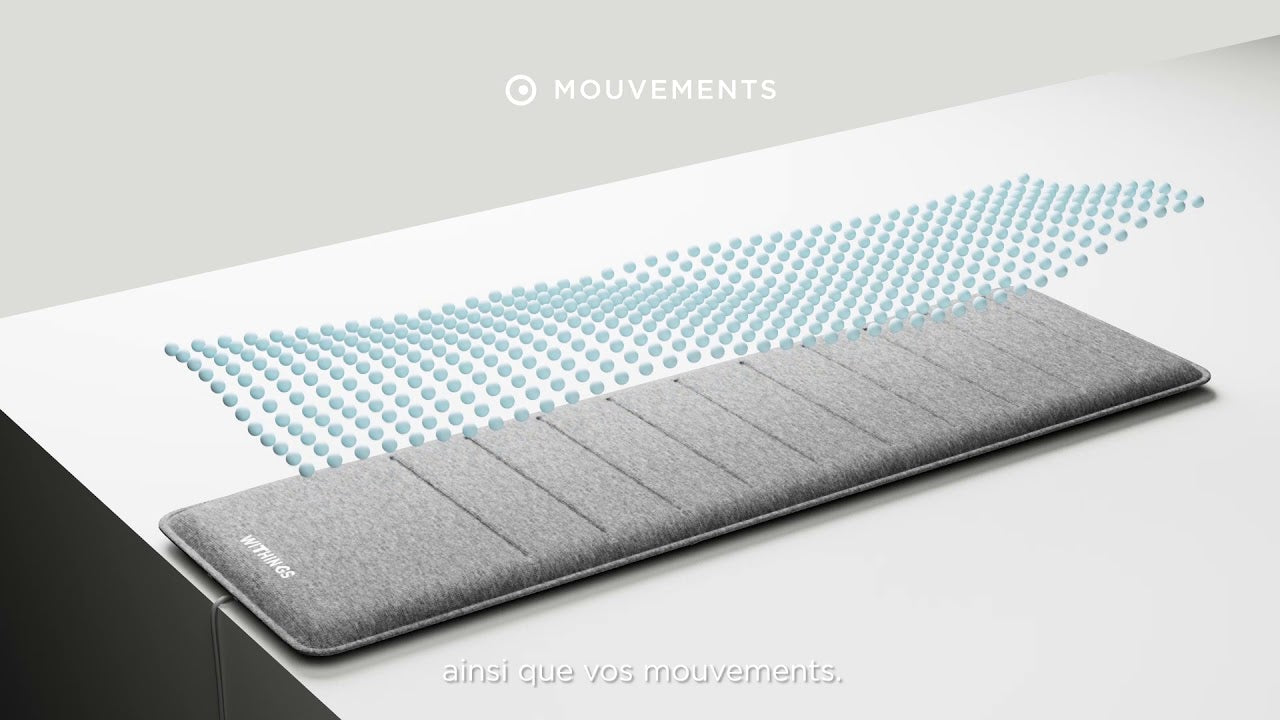 Cargar vídeo: Sleep Analyser - Sous-Matelas - Withings
