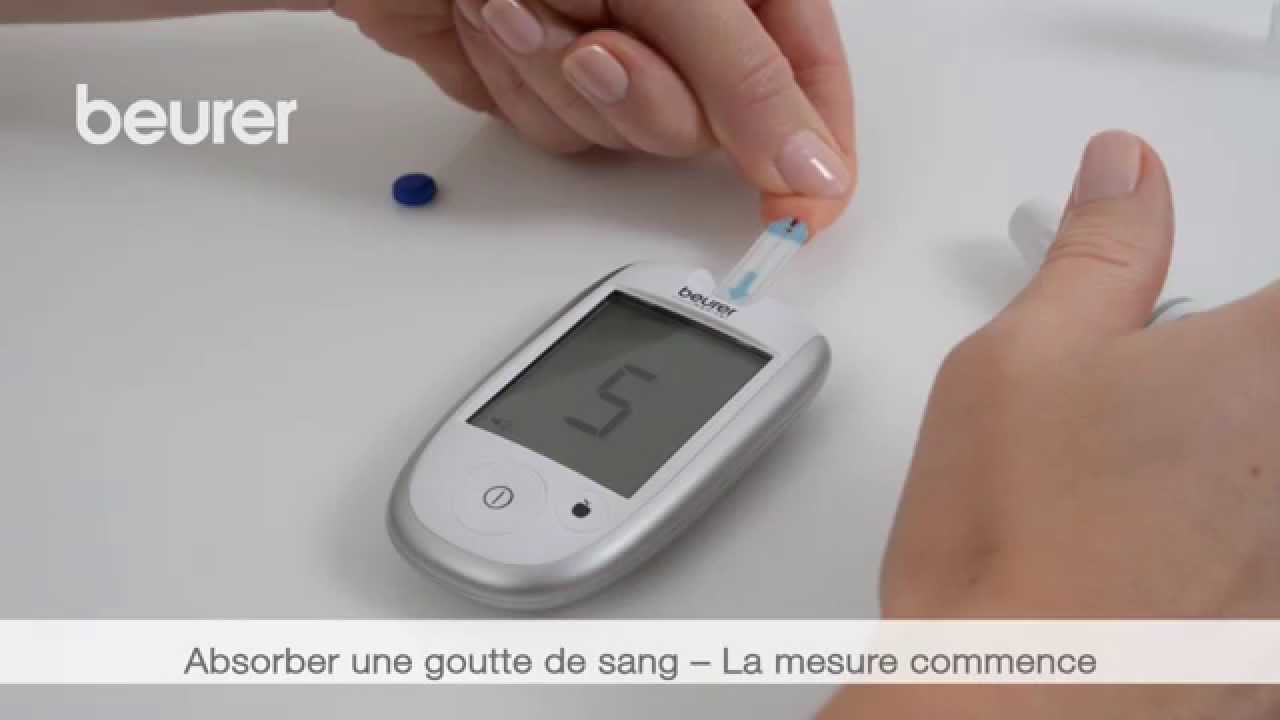 Cargar vídeo: Lector de glucosa en sangre conectado por USB GL 44 - BEURER