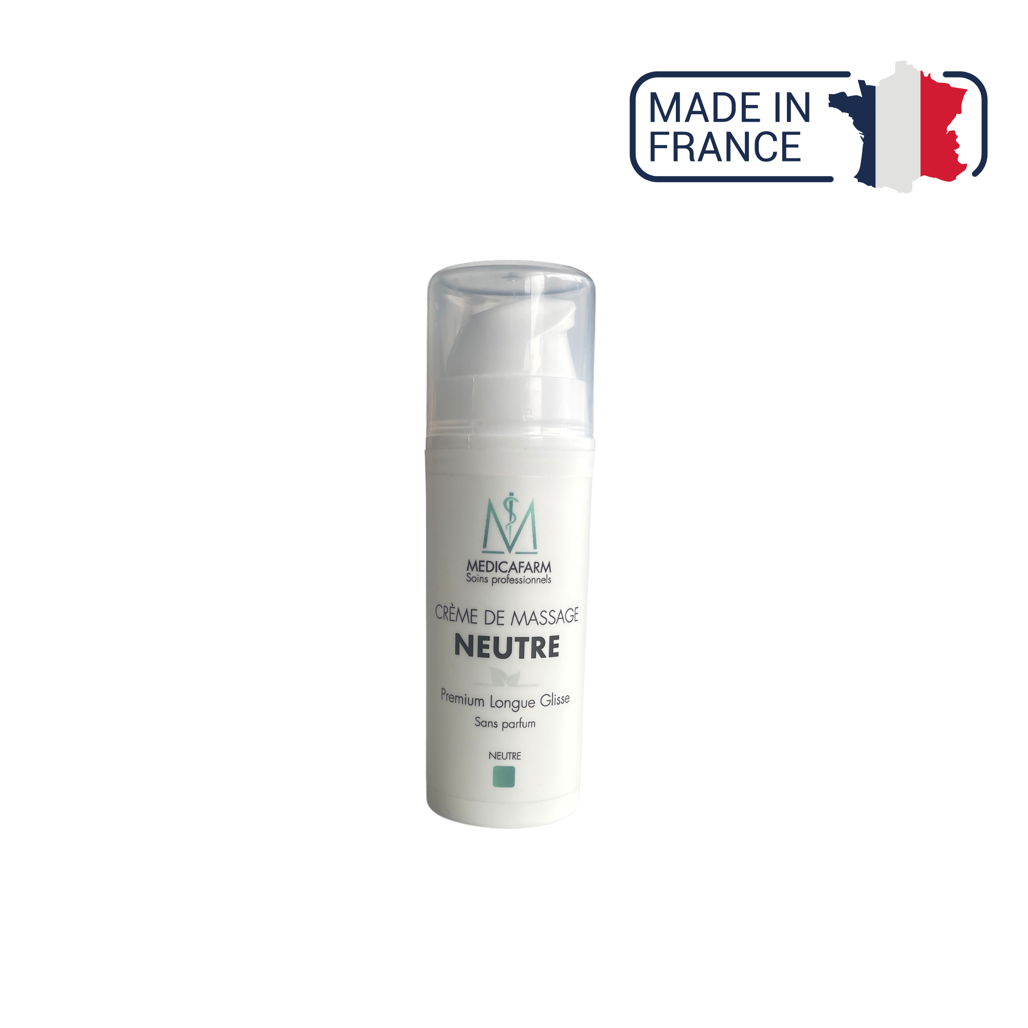 Crème de Massage Neutre PREMIUM Longue Glisse - 1 L - Medicafarm - My Médical